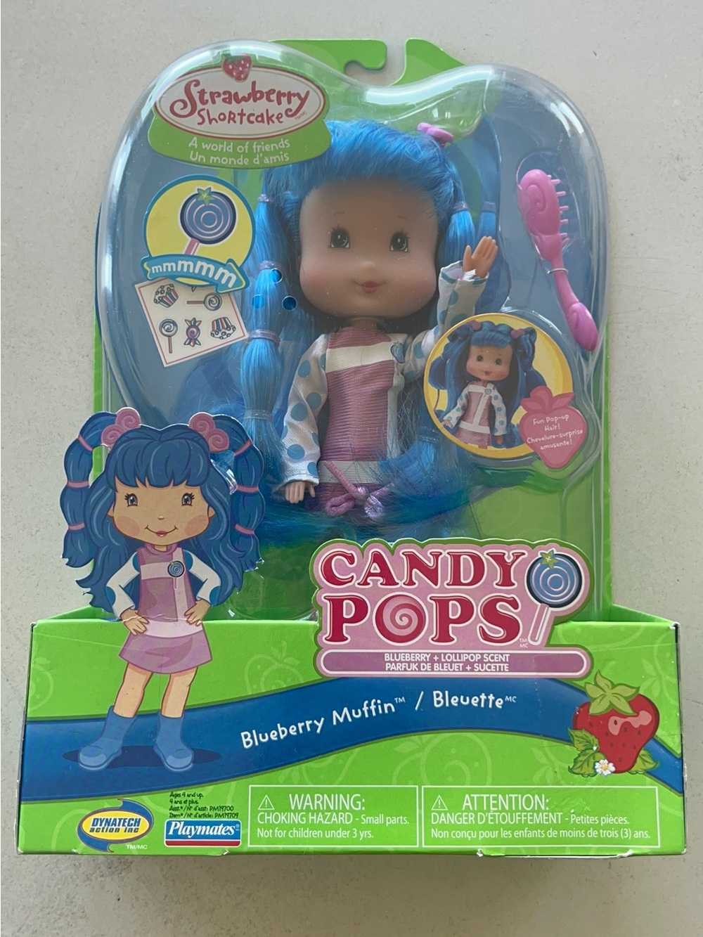 2006 Strawberry Shortcake Candy Pops Blueberry Muffin Doll